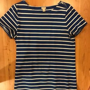 Thick striped t-shirt dress